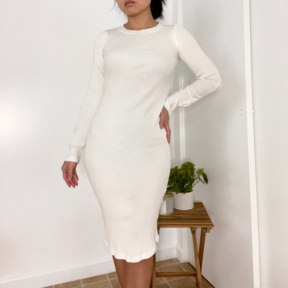 James Pearce white dress